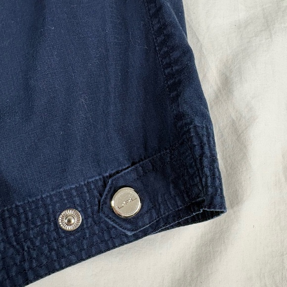 Lauren Ralph Lauren Active Women Blue Cargo Cropped Pants 16 - Picture 8 of 11